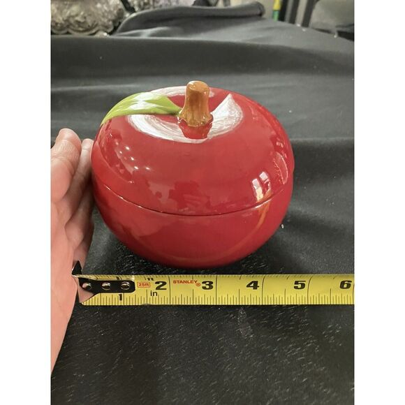 Temp-tations by Tara Apple Bakeware Serving Bowl with lid Havest Fall Autumn - Picture 6 of 7